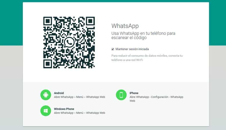 Cómo usar whatsapp web desde el móvil